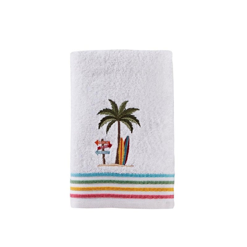 SKL Home by Saturday Knight Ltd. Paradise Beach Bath Towel, White - Image 1